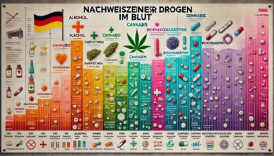 Nachweiszeiten von Drogen im Blut