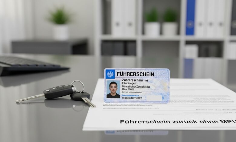 Führerschein zurück ohne MPU