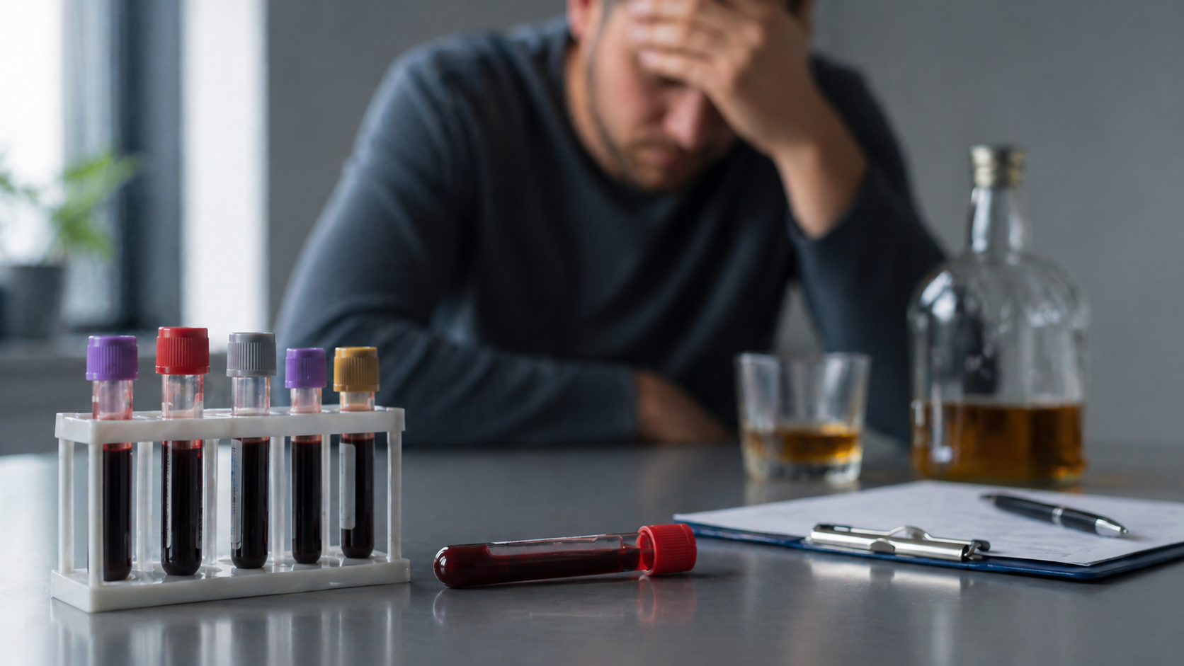 Wie hoch ist der Gamma-GT-Wert bei Alkoholikern?